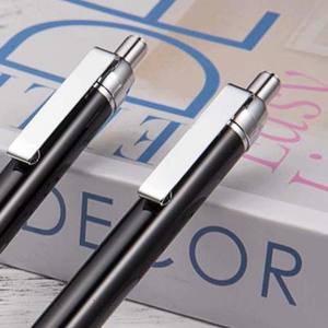 Bolígrafo de Metal Negro con Logotipo Personalizado, Ancho de Escritura de 1.0 mm, Novedad 2025 - Product Image 2