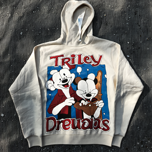 Sudadera con Capucha Extra Grande Personalizable, Estilo Vintage, para Invierno, Informal, Transpirable, de Algodón y Felpa, Resistente al Viento - Product Image 1