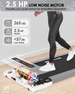 Caminadora Eléctrica Plegable Portátil con Pantalla LED de Aluminio, Monitoreo Inteligente con Tablet, Mini Control, Plataforma para Caminar en Casa - Product Image 4