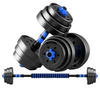 Ensemble de fitness pour la maison avec logo personnalisé : Barre d'haltères, haltères en silicone, Power Ring, Tapis de yoga et Accessoires de yoga et Pilates