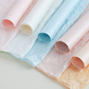 Premium <b>Thick</b> Pearlescent Bouquet Liner <b>Paper</b> Florist Tissue <b>Paper</b> High End Wrinkle Flower Wrapping <b>Paper</b> Bulk Supply - Product Image 3