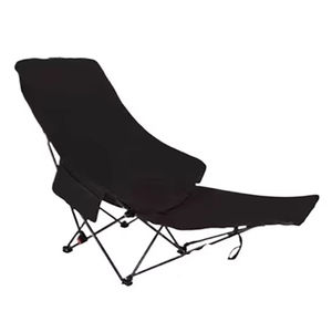 เก้าอี้สูงหลังสูงพับได้อเนกประสงค์ตัวเลือกผ้าฝ้ายสำหรับตั้งแคมป์ตกปลาชายหาดและบ้านแบบพกพาและทนทาน - Product Image 1