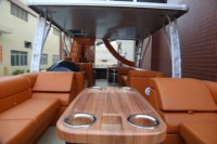 Bateau en aluminium marin de luxe à double pont avec cuisine et salle de bain pour le divertissement familial sur le lac, la mer et les sports nautiques