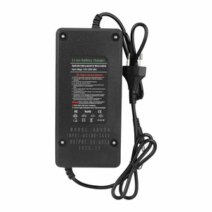 48V ถึง 54.6V 5A เครื่องชาร์จเร็ว DC2.1 EU ปลั๊กเครื่องชาร์จแบตเตอรี่สกู๊ตเตอร์ไฟฟ้า 48V 54.6V 5A อะแดปเตอร์ไฟฟ้าสำหรับยานยนต์ไฟฟ้า - Product Image 4
