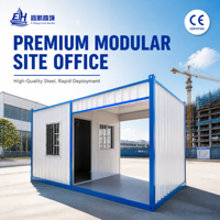 Maison conteneur portable personnalisable de haute qualité avec une bonne luminosité naturelle et une isolation acoustique pour bureau de chantier et salle de réception