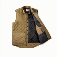 Chaleco de lana polar a cuadros informal para hombre, transpirable, con cremallera, de talla grande, holgado, sin mangas, para otoño e invierno, ropa exterior deportiva