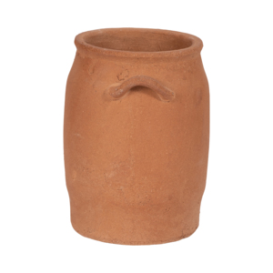Vaso in ceramica tradizionale con manici per decorazioni domestiche, soggiorno, camera da letto, ufficio, vaso per fiori, fioriera in terracotta - Product Image 4