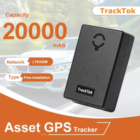Rastreador GPS Inalámbrico 4G con Monitor, Seguimiento de Activos, Larga Duración de Batería, Magnético, Batería de 20000mAh, Localizador GPS para Auto, Bicicleta, Contenedor