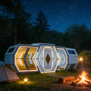 Maison capsule modulaire intelligente et <span class=keywords><strong>convertible</strong></span> |   <span class=keywords><strong>Système</strong></span> intelligent compact avec fonctionnalité multi-pièces innovante - Product Image 2