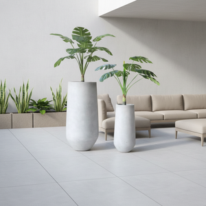 <span class=keywords><strong>Pot</strong></span> de fleurs en argile fibreuse cylindrique <span class=keywords><strong>haut</strong></span> et écologique <span class=keywords><strong>pour</strong></span> la plantation de bonsaï à la maison, <span class=keywords><strong>pour</strong></span> une utilisation en <span class=keywords><strong>intérieur</strong></span>/extérieur - Product Image 2