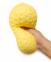 Jouet Squishy Géant Cacahuète Réaliste à Remontée Lente, Jouet Sensoriel Doux Anti-Stress à Presser 16cm 280g Pour 14 ans et plus