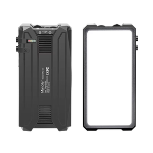 MFL-<span class=keywords><strong>04</strong></span> <span class=keywords><strong>LED</strong></span> máy ảnh video điền vào ánh sáng có thể sạc lại pin bi-c màu 3000K-6500K liên tục ảnh Bảng điều khiển ánh sáng Youtube vlog đèn - Product Image 1