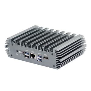 6lan 12th Gen Intel N100 SSD 2.5g tường lửa Router không quạt công nghiệp Mini PC <span class=keywords><strong>DDR3</strong></span> Linux <span class=keywords><strong>3</strong></span>-năm Bảo hành máy ảo - Product Image 3
