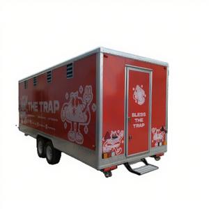 Sosisliler için oturma yemek kamyonu ile gıda kamyonu mobil gıda kamyonu römork - Product Image 1