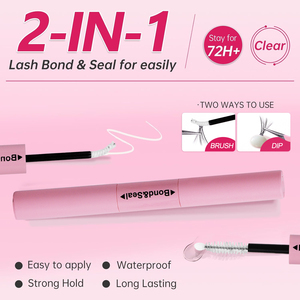 Bán Buôn Cụm Lông Mi Chồn Lông Cá Nhân Lông Mi Nhãn Hiệu Riêng DIY Phân Khúc Lông Mi Cụm Kit Với Trái Phiếu Và Con Dấu Keo Kit - Product Image 4