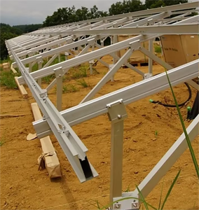 Système de montage au sol pour panneaux solaires photovoltaïques en aluminium, idéal pour la vente en gros, supports de montage pour panneaux solaires - Product Image 6