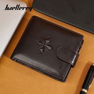 Cartera Corta para Hombre Baellerry Color Café Multifuncional con Compartimento para Licencia de Conducir Cartera de Negocios - Product Image 2
