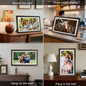 21.5 inch Wifi thông minh khung ảnh kỹ thuật số hình ảnh điện tử khung chức năng thông minh quảng cáo Máy nghe nhạc <span class=keywords><strong>slideshow</strong></span> gửi hình ảnh - Product Image 4