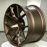 Jantes forgées concaves de style RI-D 18 19 20 pouces 5x112 5x114.3 5x120 Noir mat pour BMW Série 3 G20 M3 G80 M340i M4 G82