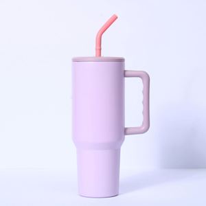 40oz <b>Travel</b> Car H3.0 Handle Tumbler Stainless Vacuum <b>Mug</b> Lid <b>Straw</b> Non-Slip ODM Custom Design - Product Image 2