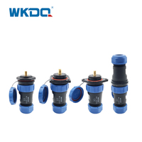 Conector de enchufe y enchufe multipolo Circular Wk29, Conector de Cable roscado cuadrado, conector impermeable serie Sp29