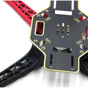 Modelo de Avión Plegable con Control Remoto FPV F450 V2, Kit de Dron de Ala Fija con Componentes de Quadcopter, 2.4GHz RC - Product Image 3