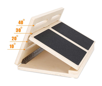 Offre Spéciale réglable Swage raidisseur pied mollet étirement planche inclinée en bois pour l'entraînement à l'équilibre