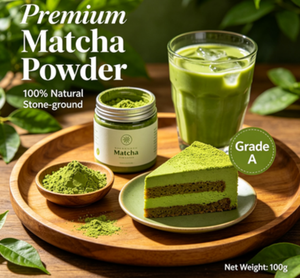 Private Label Matcha Green Tea Powder Custom Logo Eco-Friendly Pouch Bag Packaging For Detox Weight Loss Supplement Retail - Product Image 5
