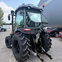 Tracteur Compact 50HP 60HP 70HP Mini Tracteur Agricole Motoculteur Charrue Remorque Herse 50HP 4*4 4WD Tracteur avec Cabine Climatisée