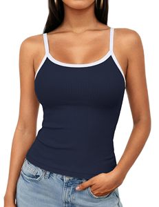Summer Women Vibrant Hue Tank <b>Top</b> Stretch Fabric Basic Layering Sleeveless Tank <b>Top</b> - Product Image 5