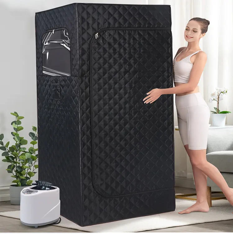 FUERLE boîte de sauna portable vapeur humide sauna à vapeur portable avec générateur de vapeur ensemble
