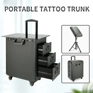 TAIDU ProTravel-custodia da viaggio per tatuaggi di qualità Premium-valigia e cassetta degli attrezzi da tatuaggio spaziosa e resistente