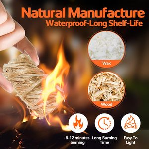 [Prêt à expédier] Allume-feu en laine de bois sans produits chimiques <span class=keywords><strong>pour</strong></span> cheminée de salon moderne, idéal <span class=keywords><strong>pour</strong></span> un stockage sûr en intérieur - Product Image 1