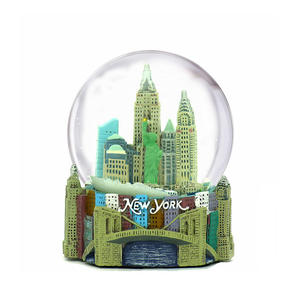 Globo de agua de resina de los Estados de América <span class=keywords><strong>barato</strong></span> personalizado turista 45MM 65MM ciudad de Nueva York recuerdo California Connecticut globo de nieve - Product Image 5