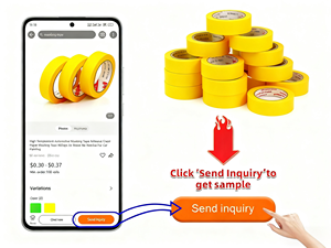 高温耐性ダイカット<span class=keywords><strong>3M</strong></span> 244オートペインターワシテープ自動車塗装用マスキングテープ（車塗装保護用） - Product Image 5