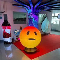 Pantalla LED Esférica de 2.5m de Diámetro, Globo LED Creativo con Forma de Tierra, con Brillo de 400cd y 3 Años de Garantía