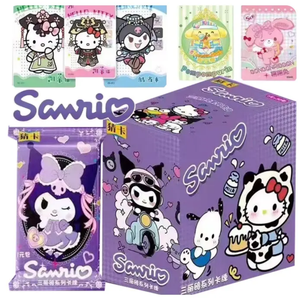 Sanrios การ์ดสำหรับเล่นเกมกล่องบูสเตอร์ตัวการ์ตูนคิตตี้อนิเมะญี่ปุ่นของเล่นของฉัน - Product Image 2