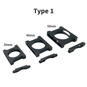 RJXHOBBY RJX 30/40/50mm Abrazadera de Tubo de Aluminio y Carbono, Placa Central de Fijación, Conector de Tubo Redondo para Brazo de Dron Agrícola - Product Image 2