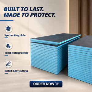 Panel <span class=keywords><strong>XPS</strong></span> Impermeable y Termoaislante para Pared Interior de Baño, Panel de Soporte para Azulejos <span class=keywords><strong>XPS</strong></span> con Aislamiento Térmico - Product Image 1