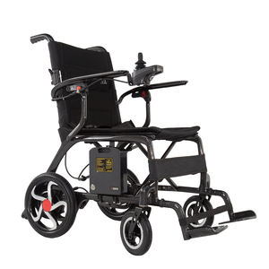 Cadeira de Rodas Elétrica de Luxo em Fibra de Carbono Ultra Leve - Dobrável com Bateria de Lítio para Idosos e Pessoas com Deficiência - Product Image 1