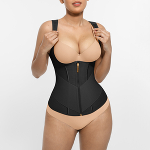 Faja <span class=keywords><strong>Colombiana</strong></span> Reductora y Moldeadora de Cintura Talla Grande 7 Plus, Transpirable, con Control Firme, Levanta Busto, Tirantes Ajustables, Soporte de Malla para el Pecho - Product Image 2