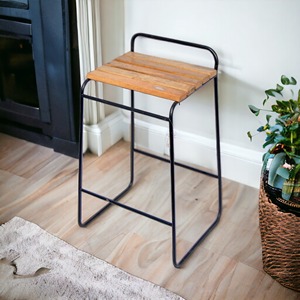 Home and Bar Chair Designer Solid Wood Bar <b>Stool</b> Chair High Quality Simple Modern Hotel Front Desk Bar <b>Stool</b> and Kitchen <b>Stool</b> - Product Image 6