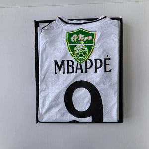 Maillot de football Laliga Mbappe Ronaldo Old Vintage à manches longues <span class=keywords><strong>Paris</strong></span> Original 24/25 Real Psg pour les maillots du club de Madrid - Product Image 1