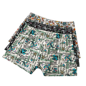 Calzoncillos de Hombre de Algodón con Estampado de Grafiti, Tejido Sin Costuras, Transpirables, Ecológicos, para el Hogar y el Tiempo Libre, Venta al Por Mayor - Product Image 4