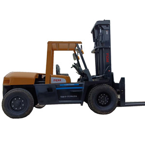 รถยกมือสอง 10 ตัน รถยก TCM Fd100 มือสอง ผลิตในญี่ปุ่น รถยก TCM Fd100Z8 10 ตัน มือสอง เครื่องยนต์ดีเซล TCM 10 ตัน - Product Image 1