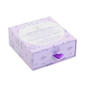 Cajas de Cartón Cuadradas Moradas Personalizadas con Logotipo, Cajas de Regalo con Cajón Deslizante para Joyería, Cajas de Papel Deslizantes - Product Image 2
