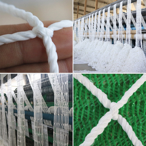 Premium versterkt, fabrieksgemaakt, anti-scheur nylon/PP/PE wit veiligheidsnet voor balkonveiligheid - Product Image 3