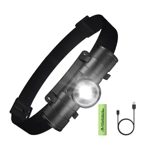 2024 New High Power LED Rechargeable Headlamp Waterproof Headlamp For Camping Zoomable Head Lamp