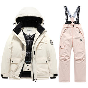 Longe Winter Kinder Freestyle Skijacke und Hose 2-teiliges Set Wasserdicht Winddicht Atmungsaktiv Schnelltrocknend 100% Polyester Warm Jungen - Product Image 2
