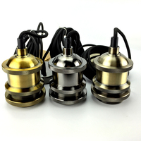 E27/E26 Lampenfassung Pendelleuchte Deckenleuchte Vintage Stoffkabel
